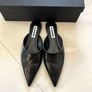 Jil Sander pointed toe mules